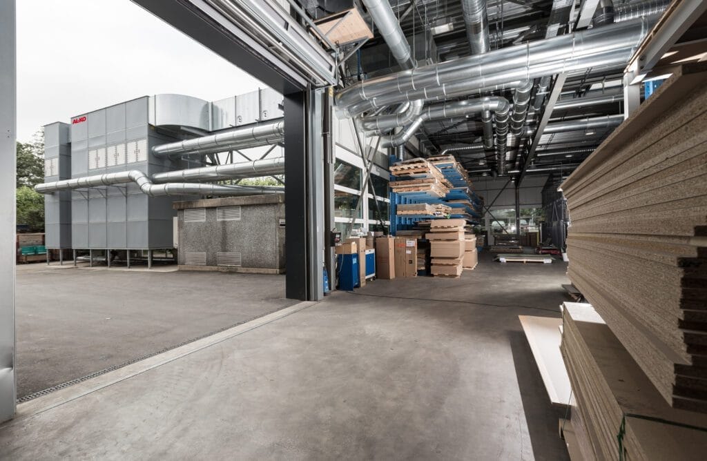 Odsávací systém AL-KO v stolárskej dielni